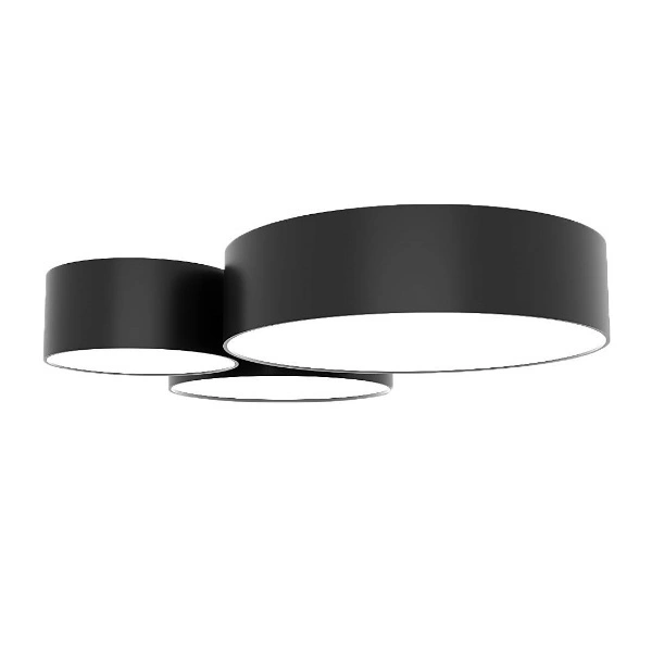 Plafon ARENA PVC Stal szary 15W LED, SL.0128