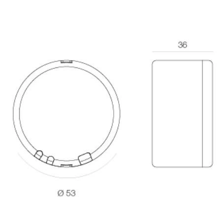 Zasilacz do puszkowy SKOFF ZOL15-10 15W 10V