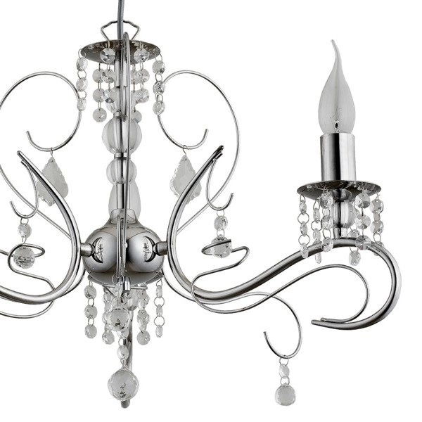 Żyrandol ALFA ASTOR CHROM 3xE14 51cm | 21583