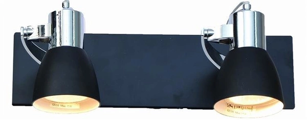 Kinkiet czarny Rawenna 1