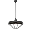Lampa wisząca Alkaba - Czarna-platyna mat (325 mm) 5013 Antigo
