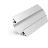 Profil LED P7-1 narożny kąt 45° 200cm | do osłonek C1/C4/C13 | srebrny