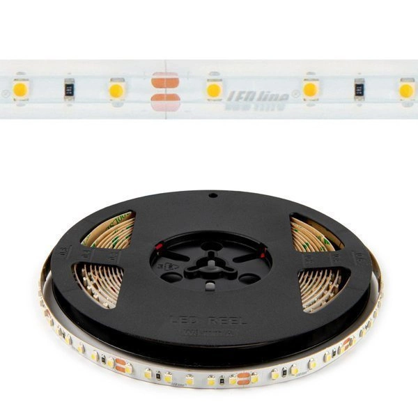 Taśma LED line 300 SMD3528 12V 4,8W/m IP67 rolka 5m | czerwona