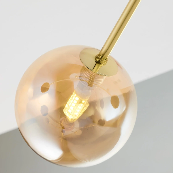 Nowoczesny Żyrandol MOKA wys. 47-69cm 3xG9 3xGU10
14W IP20 | Złoty