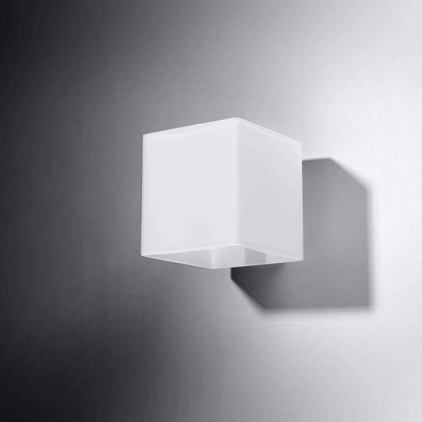 Kinkiet Sollux RICO Szklany, Biały G9 12W LED, SL.0212