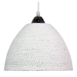 Lampa wisząca BRAID 31-32751 biała sznurkowa 1x60W E27