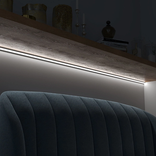 Profil LED P7-1 narożny kąt 45° 100cm | do osłonek C1/C4/C13 | biały