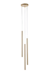 Lampa Sigma SOPEL PREMIUM 3 KOŁO złoty szczotkowany 40958