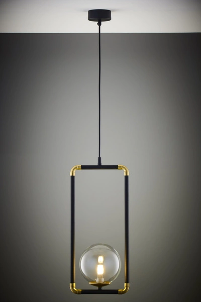 Nowoczesna Lampa wisząca ZAFRA wys. 52-120cm 1xG9 14W IP20 | Złoty