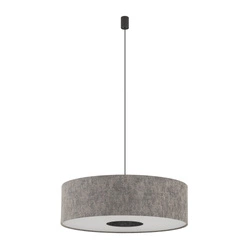 Lampa wisząca LAGO L E27 wys.130cm szer.65cm | Szary 11675
