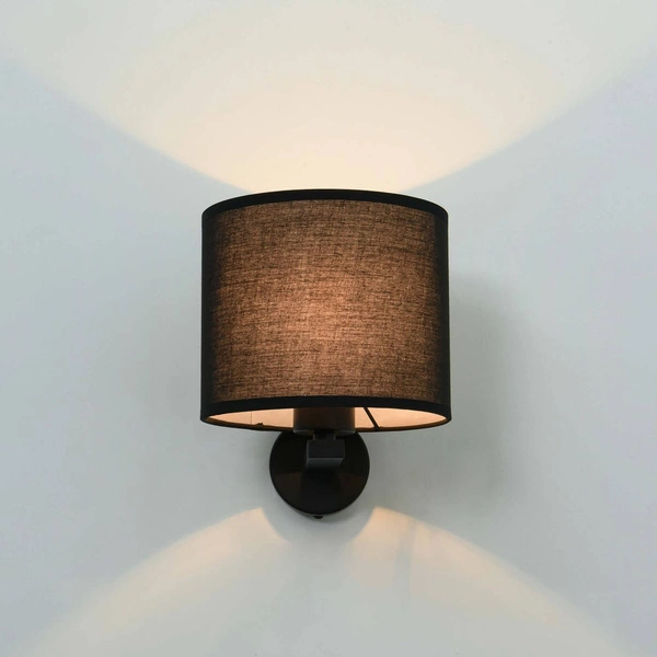 Nowoczesny kinkiet CECINA czarny