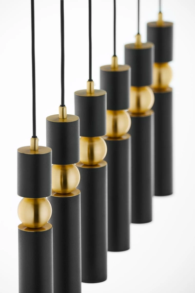 Nowoczesna Lampa wisząca ALAS wys. 120cm 6xG10 14W IP20 | Złoty