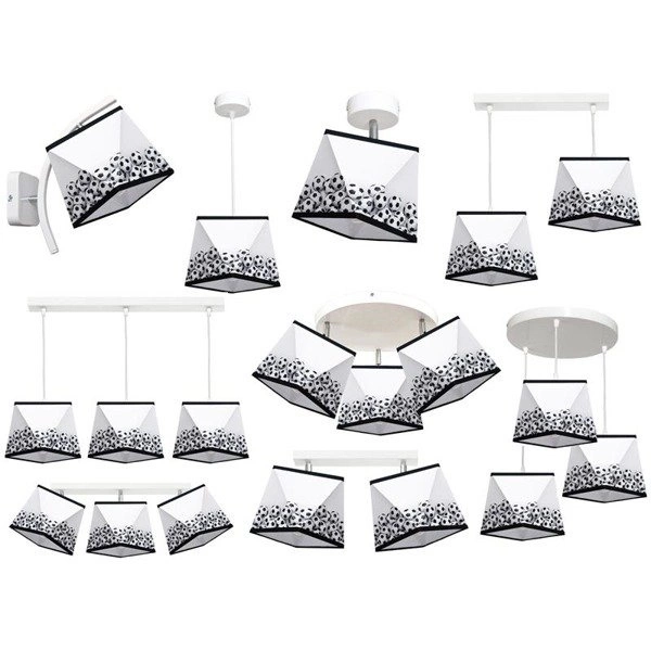 Lampa wisząca nowoczesna listwa MUNDIAL 3D III szer. 72cm piłka nożna