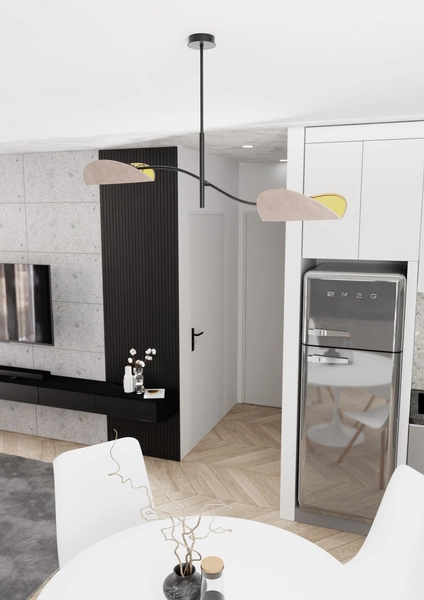 Lampa sufitowa Emibig LOTUS 2 BL GRAY 1462/2