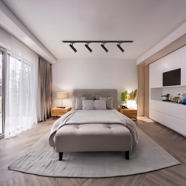 Reflektor Magro 7W 2700/4000K Czarny 1 Obwodowy