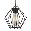 Nowoczesna lampa wisząca GALAXY 1642 czarny/miedziany 1642