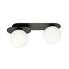 Lampa sufitowa Emibig PLAZA 2 Czarny/OPAL 1118/2