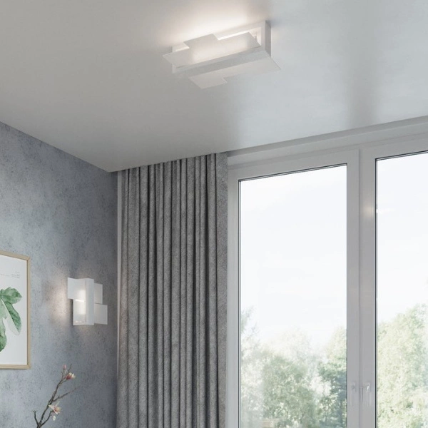 Kinkiet FENIKS 1 drewno biały 15W LED, SL.0079