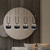 Lampa wisząca Emibig GLAM 4 Czarny/STRIPE 1113/4