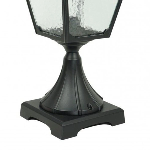 Lampa stojąca zewnętrzna Retro Kwadratowe K 4011/1/BD KW | czarny