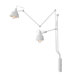 Aldex Kinkiet AIDA 2, 814D, biały, 2x60W E27