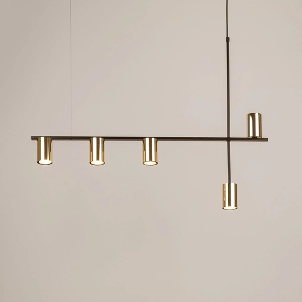 Lampa Sigma Vendo 5 czarny mosiądzowany 33693