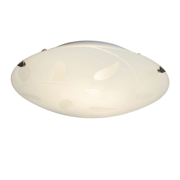 Lampa sufitowa Plafon okrągły Melania Brilliant 1x9W E27 Beż Szkło