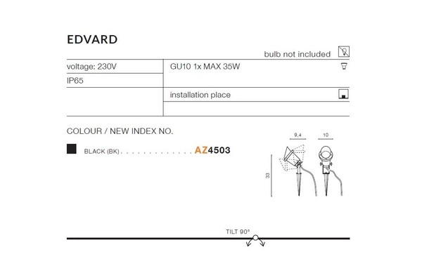 Azzardo EDVARD DGR 4503