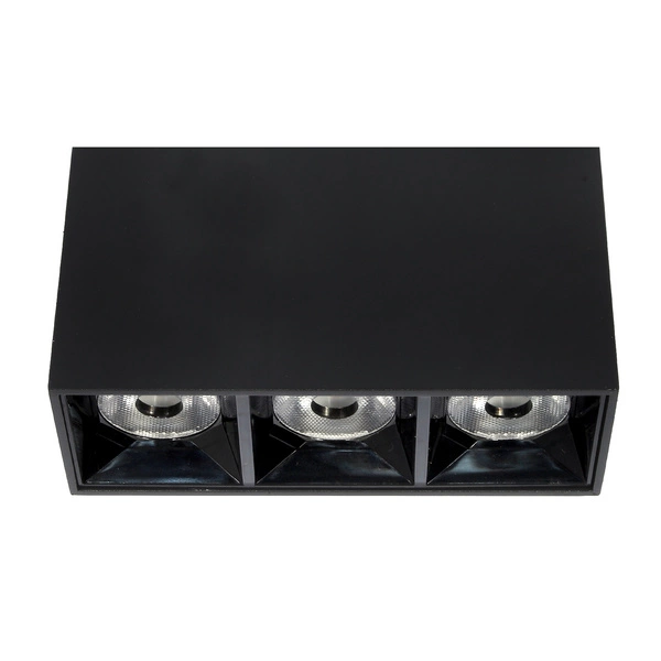 Lampa liniowa natynkowa 9w 3000K czarna JDL-6T