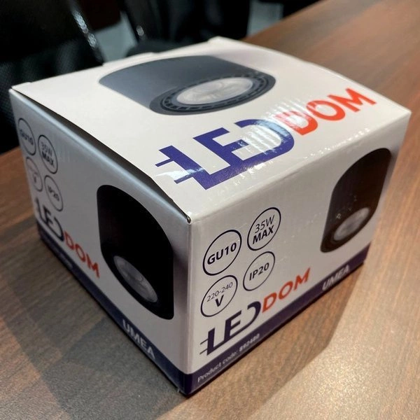 Oprawa sufitowa spot BIT LEDDOM UMEA CZARNA 892480