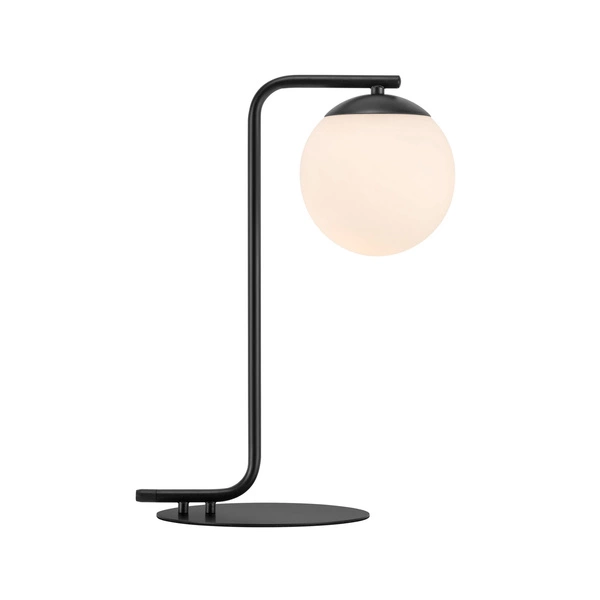 Lampa stołowa GRANT E14 40W Szkło | Czarny