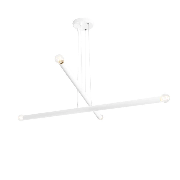 Aldex Lampa wisząca TUBO 4, 1072L, biała, 4x40W E14