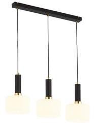 Nowoczesna Lampa wisząca VANES wys. 39-80cm 3xE27 15W IP20 | Złoty