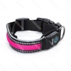 Świecąca obroża typ.B LED dla psa USB dł. 41-51cm | różowy