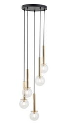 Lampa Sigma DAISY 5 złoty/transparentny 40759