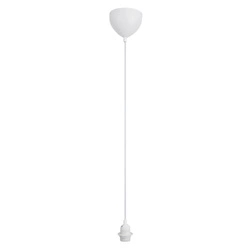 Zestaw do lampy wiszącej Basic E27 60W Plastik | Biały
