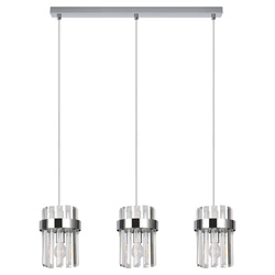 Lampa wisząca Vetro chrom 3xE14