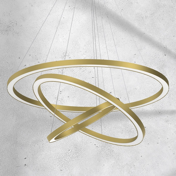 Lampa wisząca GALAXIA, ML8425, złoty mat, 85W LED, barwa ciepła 3500K