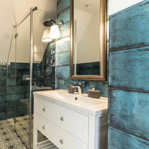 Kinkiet BALI, chrom/biały, 1x40W E14