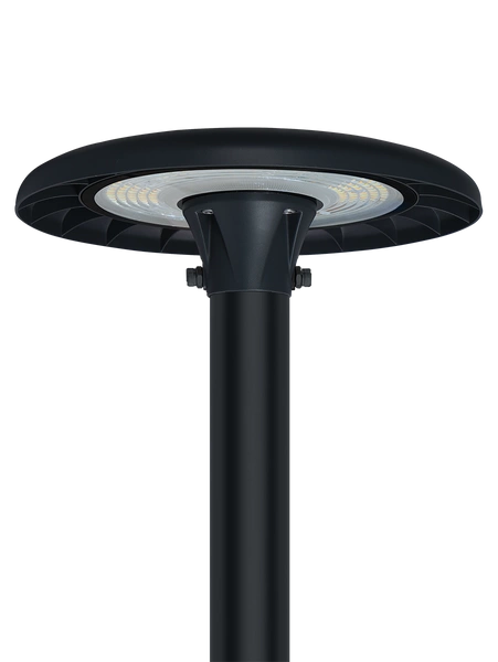 Składany maszt pod latarnię latarnia słup oświetleniowy składany 4m czarny PRIME