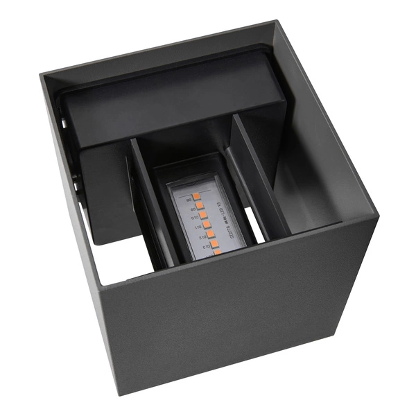 Kinkiet MILDA LED 3000K Biała ciepła Aluminium | Antracyt