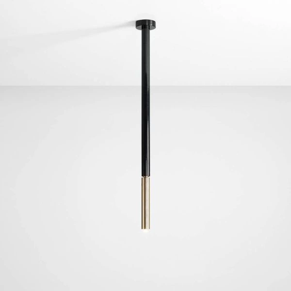 Aldex Lampa sufitowa STICK 1067PL_G1_M, czarny/złoty, 1x35W G9