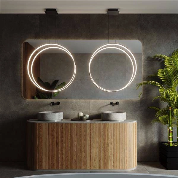 Nowoczesna lampa wisząca RIO 78 LED czarna 50W barwa neutralna 3000K TH.118