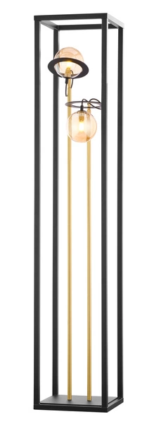 Nowoczesna Lampa podłogowa PLANET wys. 150cm 2xG9 14W IP20 | Złoty