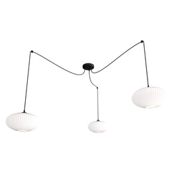 Lampa wisząca Emibig ORIGO 3 BL OPAL 1374/3