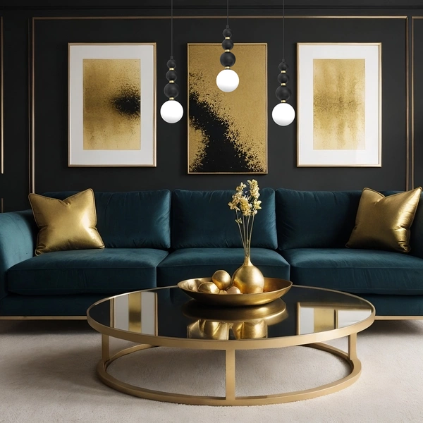 Lampa wisząca BOULE Black 3xG9