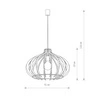 Lampa wisząca IKA I D  4174  wys. 132cm 4174