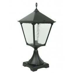 Lampa stojąca zewnętrzna Retro Kwadratowe K 4011/1/BD KW | czarny