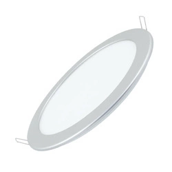 Downlight panel LED SLIM E6 16W 3000K 205mm | srebrny