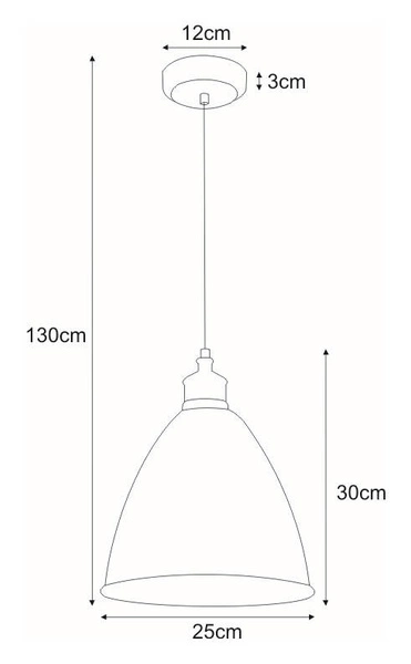 Lampa wisząca K-8005-1 WH z serii WATSO WHITE